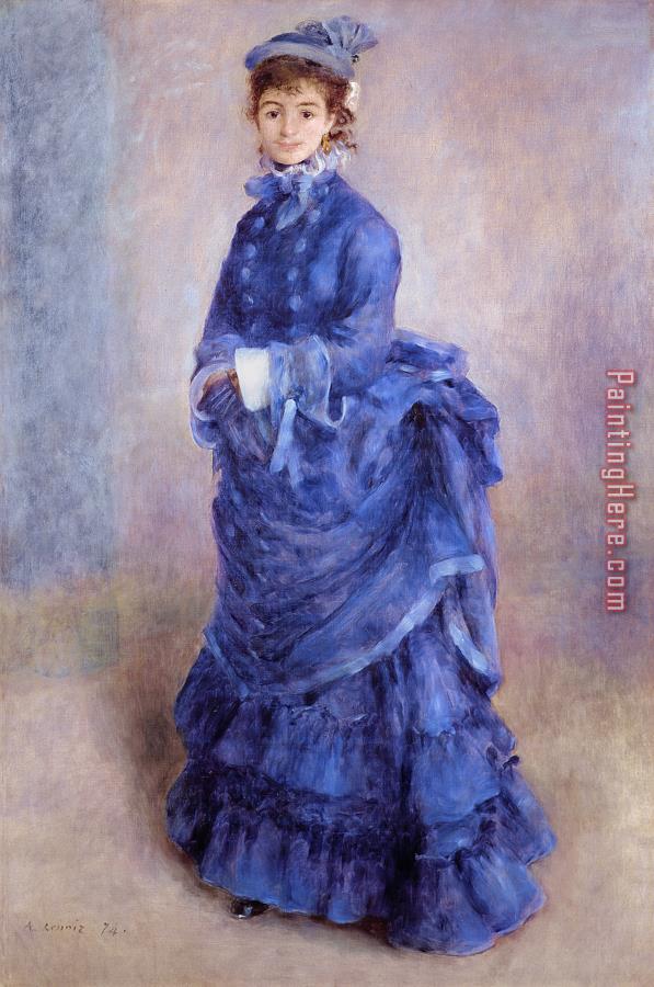 Pierre Auguste Renoir La Parisienne The Blue Lady